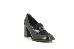  24438<br>mix cuir synthé Noir  