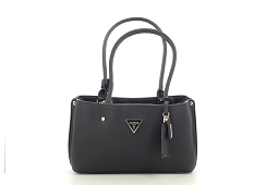 GUESS ACCESS MERIDIAN SHOULDER SATCHEL<br>Noir