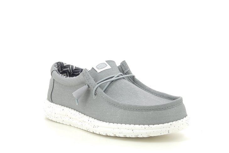 Dude mocassins wally strech canvas gris