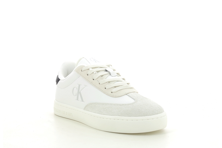 Calvin klein sneakers classic cup low lace uplth fad blanc