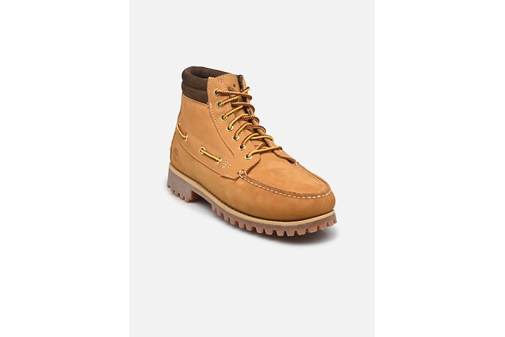 Timberland bottines authentic mid lace up boot miel