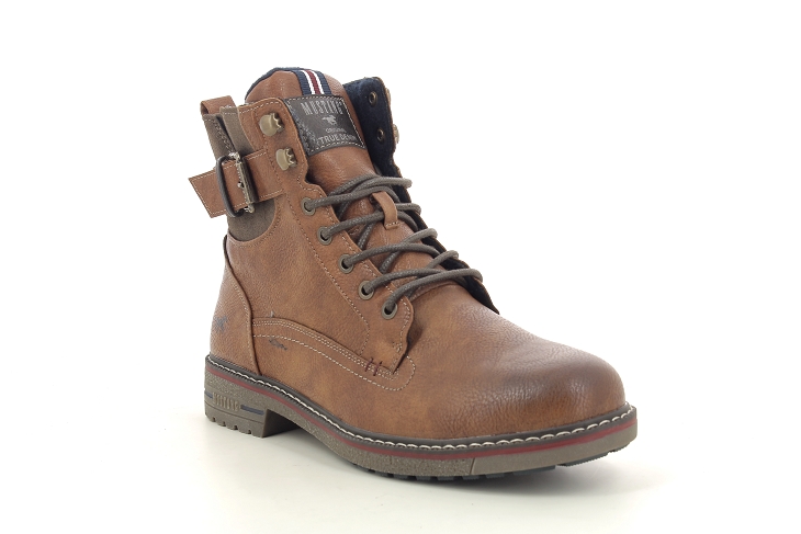 Mustang bottines h 4201501 cognac