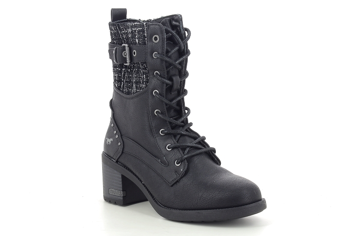 Mustang bottines f 1441507 noir