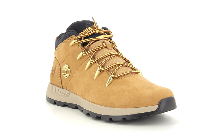 Timberland bottines sprint trekker mid fabric marron