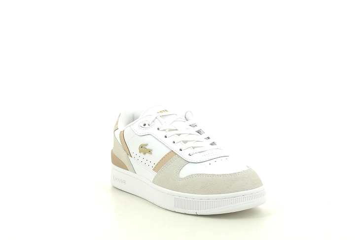 Lacoste sneakers t clip set monograms blanc